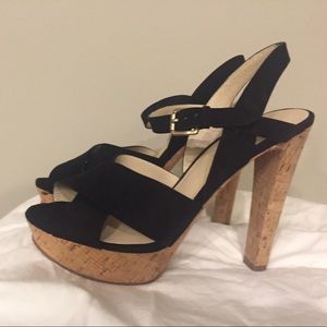 Black Suede KORS by MICHAEL KORS Hees - Size 9
